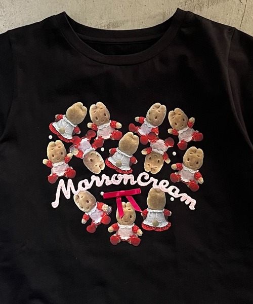 MORE self LOVE（モアセルフラブ）の「【MARRONCREAM】HEART TEE（Tシャツ/カットソー・レディース・オフホワイト/ブラック/ピンク・FREE）」の13枚目の写真