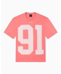 ARMANI EXCHANGE（アルマーニエクスチェンジ）の「【A|X アルマーニ エクスチェンジ】91ロゴ 半袖クルーネックTシャツ REGULAR+（Tシャツ/カットソー）」