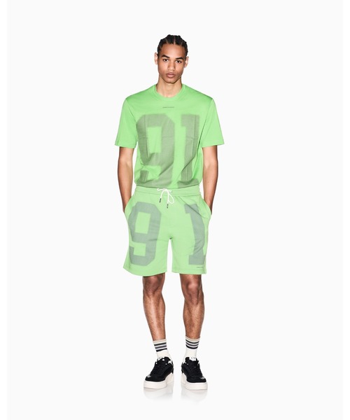 ARMANI EXCHANGE(アルマーニエクスチェンジ)の「【A|X アルマーニ エクスチェンジ】91ロゴ 半袖クルーネックTシャツ/REGULAR+(Tシャツ/カットソー・メンズ・ホワイト/グリーン/ピンク/インディゴブルー・X-LARGE/SMALL/MEDIUM/LARGE/XX-LARGE/X-SMALL)」の21枚目の写真