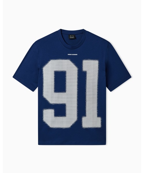 ARMANI EXCHANGE(アルマーニエクスチェンジ)の「【A|X アルマーニ エクスチェンジ】91ロゴ 半袖クルーネックTシャツ/REGULAR+(Tシャツ/カットソー・メンズ・ホワイト/グリーン/ピンク/インディゴブルー・X-LARGE/SMALL/MEDIUM/LARGE/XX-LARGE/X-SMALL)」の15枚目の写真