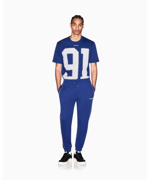 ARMANI EXCHANGE(アルマーニエクスチェンジ)の「【A|X アルマーニ エクスチェンジ】91ロゴ 半袖クルーネックTシャツ/REGULAR+(Tシャツ/カットソー・メンズ・ホワイト/グリーン/ピンク/インディゴブルー・X-LARGE/SMALL/MEDIUM/LARGE/XX-LARGE/X-SMALL)」の14枚目の写真