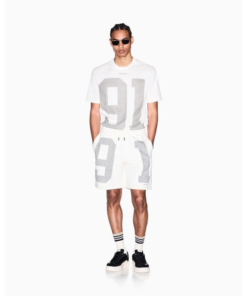 ARMANI EXCHANGE(アルマーニエクスチェンジ)の「【A|X アルマーニ エクスチェンジ】91ロゴ 半袖クルーネックTシャツ/REGULAR+(Tシャツ/カットソー・メンズ・ホワイト/グリーン/ピンク/インディゴブルー・X-LARGE/SMALL/MEDIUM/LARGE/XX-LARGE/X-SMALL)」の7枚目の写真