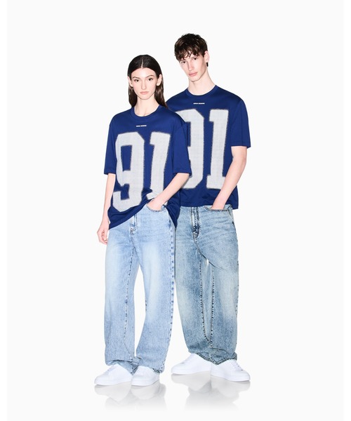 ARMANI EXCHANGE(アルマーニエクスチェンジ)の「【A|X アルマーニ エクスチェンジ】91ロゴ 半袖クルーネックTシャツ/REGULAR+(Tシャツ/カットソー・メンズ・ホワイト/グリーン/ピンク/インディゴブルー・X-LARGE/SMALL/MEDIUM/LARGE/XX-LARGE/X-SMALL)」の10枚目の写真
