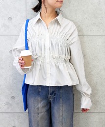 FUN（ファン）の「フリルブラウス（シャツ/ブラウス）」