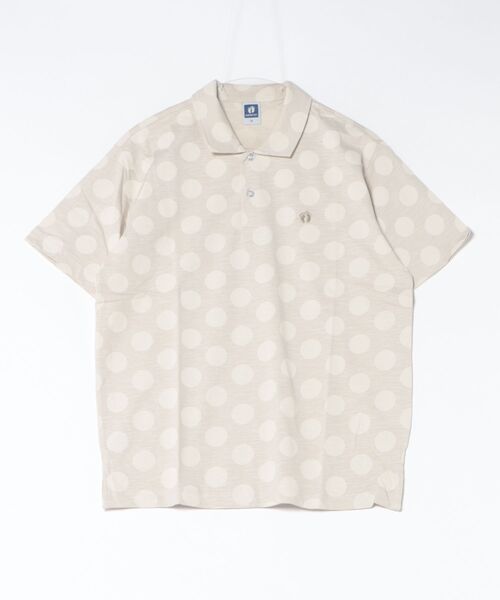 HANGTEN(ハンテン)の「【HANGTEN/ハンテン】スタンダードシルエットパネル切り替えデザインスラブ天竺プリントポロシャツ サーフブランド カジュアル ゴルフ スポーツ ドット(ポロシャツ・レディース・ヘザーチャコール/ネイビー系1/ホワイト系その他/グレー系その他/ブルー系その他/レッド系その他/ナチュラル・LARGE/MEDIUM/X-LARGE)」の21枚目の写真