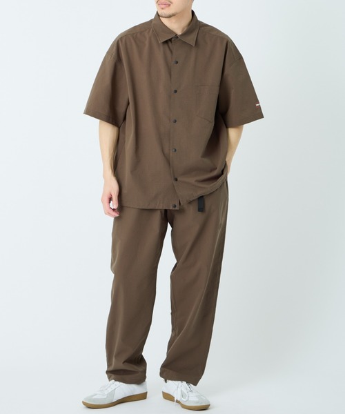 MARMOT（マーモット）の「[Marmot/マーモット] 別注 Dot Air ワンポイント刺繍ロゴ ショートスリーブシャツ (セットアップ可)（シャツ/ブラウス・レディース・グレー/ブラック/ブラウン・XL/L/M/S）」の9枚目の写真
