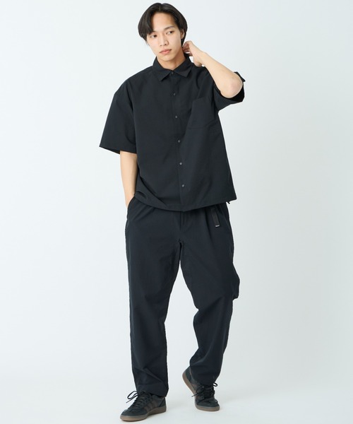 MARMOT（マーモット）の「[Marmot/マーモット] 別注 Dot Air ワンポイント刺繍ロゴ ショートスリーブシャツ (セットアップ可)（シャツ/ブラウス・レディース・グレー/ブラック/ブラウン・XL/L/M/S）」の5枚目の写真