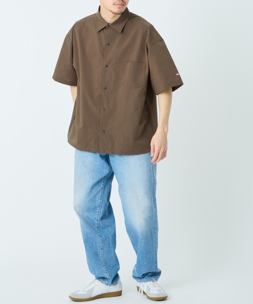 MARMOT（マーモット）の「[Marmot/マーモット] 別注 Dot Air ワンポイント刺繍ロゴ ショートスリーブシャツ (セットアップ可)（シャツ/ブラウス・レディース・グレー/ブラック/ブラウン・XL/L/M/S）」の8枚目の写真