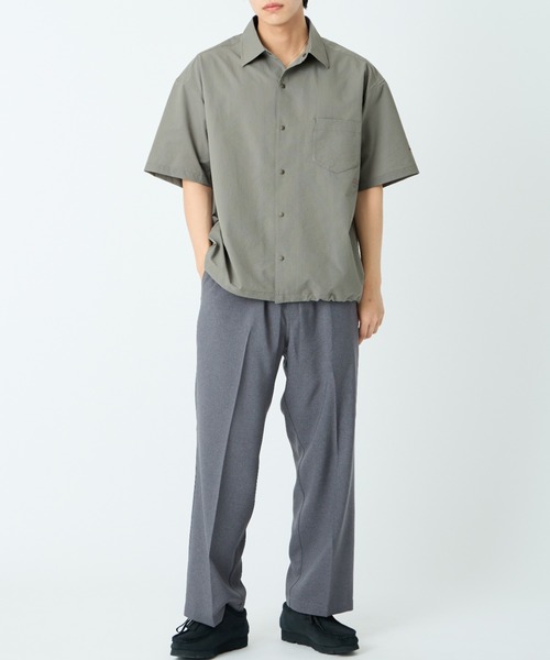 MARMOT（マーモット）の「[Marmot/マーモット] 別注 Dot Air ワンポイント刺繍ロゴ ショートスリーブシャツ (セットアップ可)（シャツ/ブラウス・レディース・グレー/ブラック/ブラウン・XL/L/M/S）」の6枚目の写真