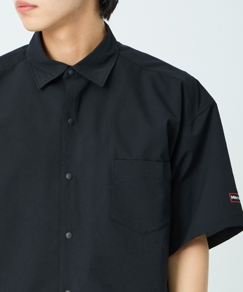 MARMOT（マーモット）の「[Marmot/マーモット] 別注 Dot Air ワンポイント刺繍ロゴ ショートスリーブシャツ (セットアップ可)（シャツ/ブラウス・レディース・グレー/ブラック/ブラウン・XL/L/M/S）」の19枚目の写真