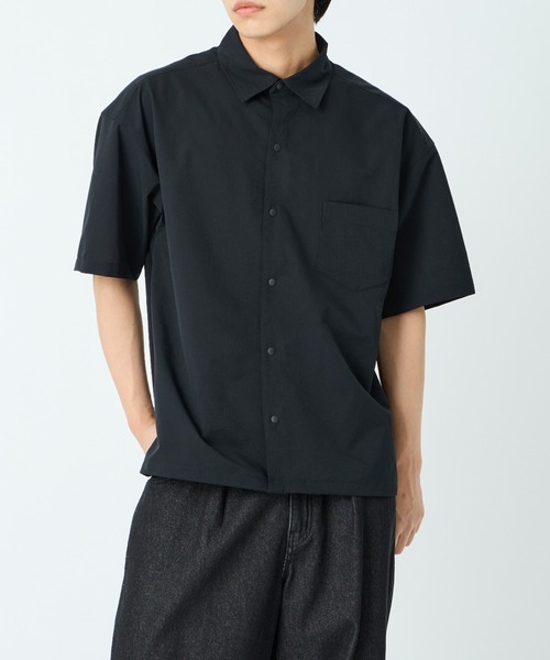 MARMOT（マーモット）の「[Marmot/マーモット] 別注 Dot Air ワンポイント刺繍ロゴ ショートスリーブシャツ (セットアップ可)（シャツ/ブラウス・レディース・グレー/ブラック/ブラウン・XL/L/M/S）」の10枚目の写真