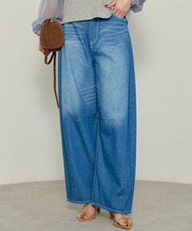 enhaut | ヴィンテージ加工 デニム ワイド パンツ(デニムパンツ)