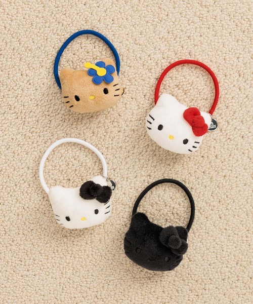 Me%（ミィパーセント）の「【HELLO KITTY】ぬいポニー　633297（ヘアゴム・レディース・ゴールド/レッド/ブラック系その他/ブラック・FREE）」の5枚目の写真