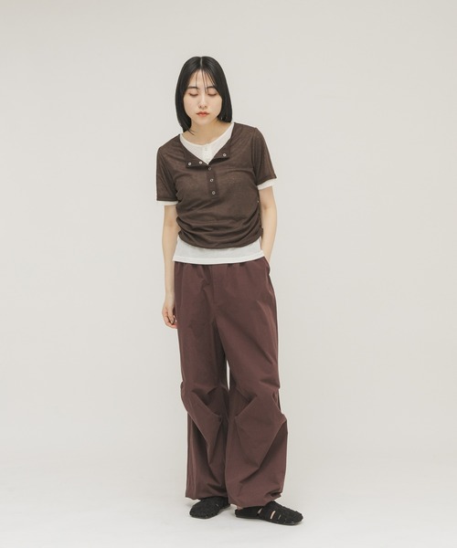 KBF(ケイビーエフ)の「WIDEカーゴパンツ(その他パンツ・レディース・ブラウン/オリーブ/アイボリー・ONE)」の18枚目の写真