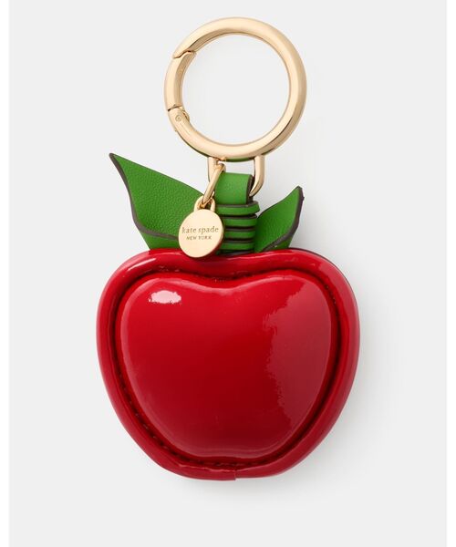 kate spade new york(ケイトスペード ニューヨーク)の「チャームド ビッグ アップル バッグ チャーム(キーホルダー・レディース・レッド・ONESIZE)」の2枚目の写真