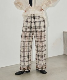 DFFUR.（ディフル）の「シアーチェックレーススラックス（その他パンツ）」