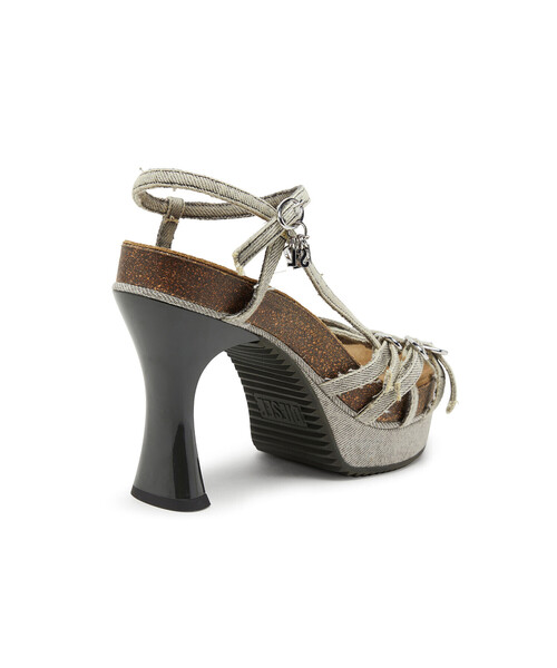 DIESEL（ディーゼル）の「ウィメンズ サンダル D-WOODSTOCK 105 SANDAL（サンダル・レディース・グレー系その他・38/37/39/40/36）」の6枚目の写真