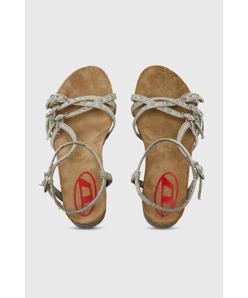 DIESEL(ディーゼル)の「ウィメンズ サンダル D-WOODSTOCK 105 SANDAL(サンダル・レディース・グレー系その他・38/37/39/40/36)」の10枚目の写真