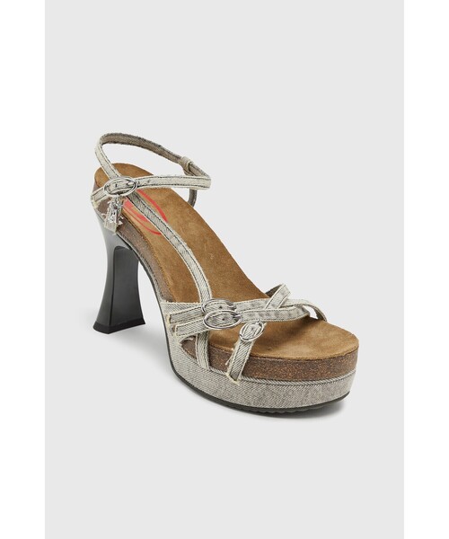 DIESEL(ディーゼル)の「ウィメンズ サンダル D-WOODSTOCK 105 SANDAL(サンダル・レディース・グレー系その他・38/37/39/40/36)」の11枚目の写真