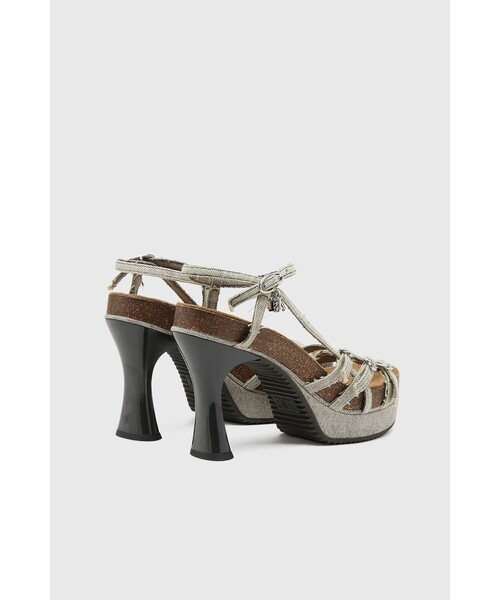 DIESEL(ディーゼル)の「ウィメンズ サンダル D-WOODSTOCK 105 SANDAL(サンダル・レディース・グレー系その他・38/37/39/40/36)」の12枚目の写真