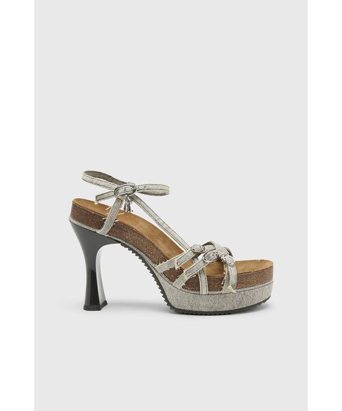 DIESEL(ディーゼル)の「ウィメンズ サンダル D-WOODSTOCK 105 SANDAL(サンダル・レディース・グレー系その他・38/37/39/40/36)」の13枚目の写真