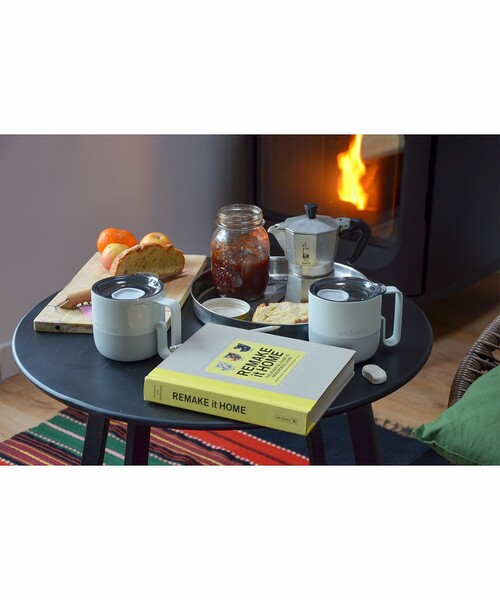 bpr BEAMS(ビーピーアール ビームス )の「klean kanteen / RISE MUG 12oz(グラス/マグカップ/タンブラー・レディース・ブラック/オフホワイト・ONE SIZE)」の3枚目の写真