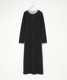 VENCEEXCHANGE | レイヤードヘンリーネックロングワンピース(ワンピース)