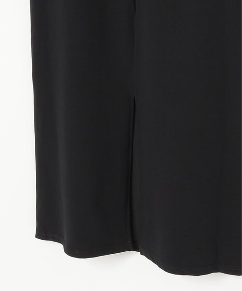 VENCEEXCHANGE（ヴァンスエクスチェンジ）の「レイヤードヘンリーネックロングワンピース（ワンピース・レディース・ブラック/杢グレー/チャコール・FREE）」の10枚目の写真