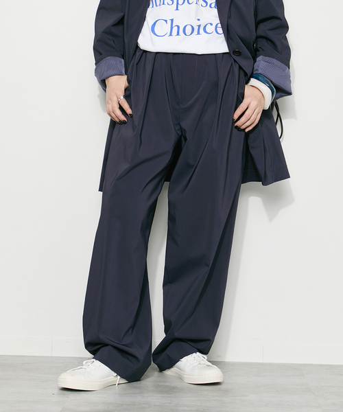 journal standard L'essage（ジャーナルスタンダードレサージュ）の「WATER REPELLENT/UVタックパンツ（スラックス・レディース・グレー/ネイビー・38/36）」の11枚目の写真