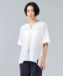 Liesse | キーネックブラウス(シャツ/ブラウス)