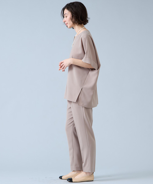 Liesse（リエス）の「キーネックブラウス（シャツ/ブラウス・レディース・ネイビー/モカ/ホワイト・FREE）」の15枚目の写真