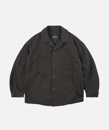 RELAXED COVERALL JACKET _ CHARCOAL