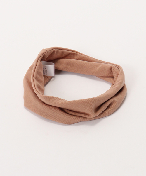 IENA（イエナ）の「La Maison de Lyllis/メゾンドリリス FRAI HEADBAND ヘアバンド 2261014（ヘアバンド・レディース・ブラウン/ピンク・FREE）」の4枚目の写真