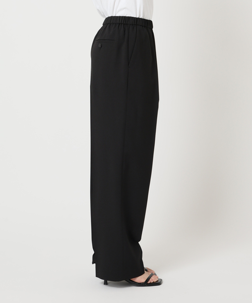 U by SPICK&SPAN（ユーバイスピックアンドスパン）の「リネンライクウォッシャブルパンツ（スラックス・レディース・ライトグレー/ブラウン/ブラック・36/38）」の17枚目の写真