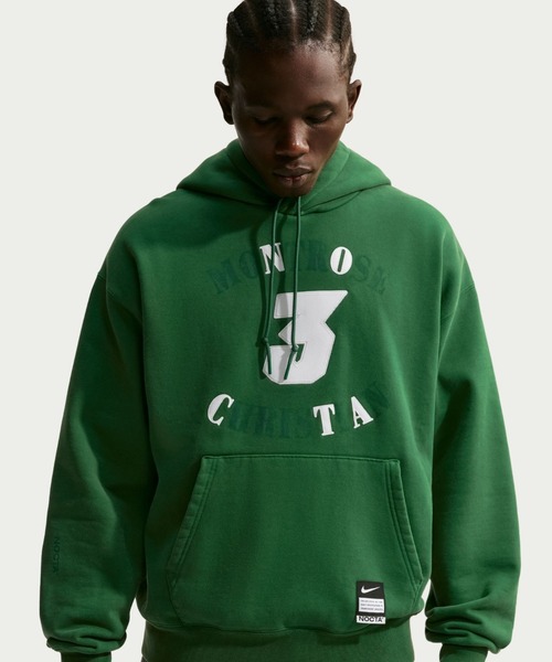 NIKE(ナイキ)の「NIKE NOCTA M NRG HOODIE x Kevin Durant / ナイキ ノクタ M NRG ケヴィン・デュラント L/S フーディ【SP】(パーカー・メンズ・グリーン・M/S/XXL/XL/L)」の4枚目の写真