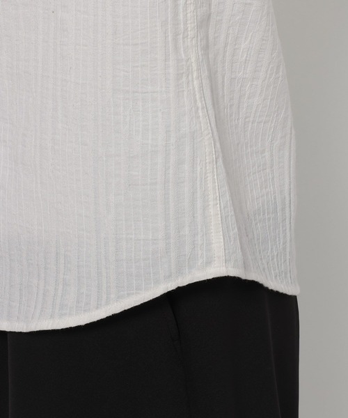 LURAKU(ルラク)の「【LURAKU】Jacquard Regular Shirt / ジャガードレギュラーシャツ(シャツ/ブラウス・メンズ・オフホワイト/ブラック・LARGE/MEDIUM)」の17枚目の写真