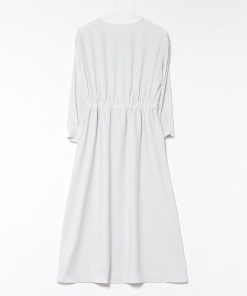 STRAWBERRY-FIELDS（ストロベリーフィールズ）の「ピュアミールジョーゼット（ワンピース・レディース・ライトグレー系/ダークネイビー・2）」の3枚目の写真