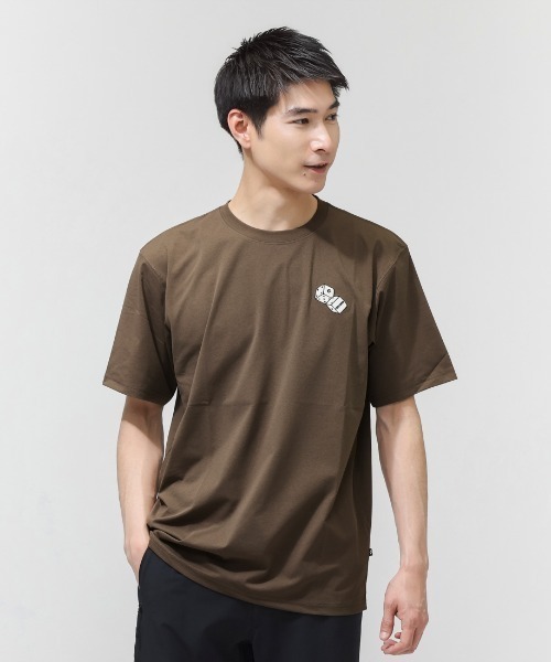 CONVERSE(コンバース)の「【別注】コンバース AP EM OP EB TEE M 半袖Tシャツ 限定コラボ(Tシャツ/カットソー・メンズ・オフホワイト/ブルーグレー/ブラック/ブラウン・M/L/LL)」の1枚目の写真