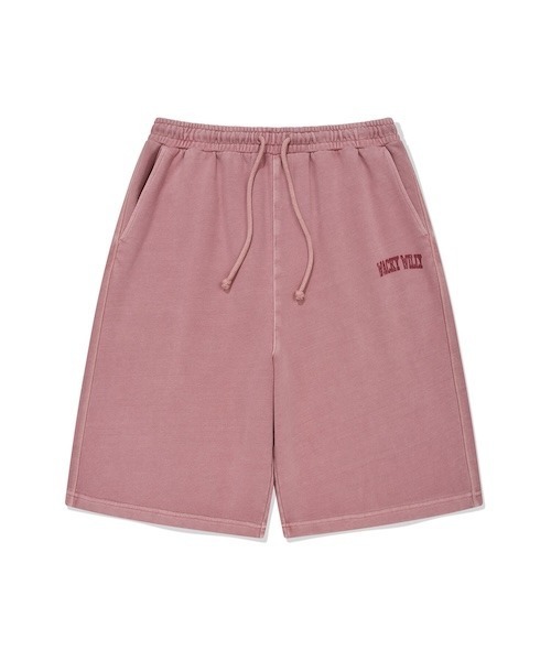 Wacky WiLLy(ワッキーウィリー)の「PIGMENT SWEAT SHORTS(スウェットパンツ・メンズ・ダークネイビー/ピンク・SMALL/MEDIUM/LARGE)」の1枚目の写真
