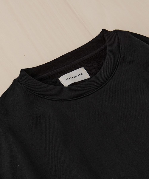 markaware（マーカウェア）の「【MARKAWARE/マーカウェア】HUGE SHORT SWEAT（スウェット・メンズ・ブラック/グレー・1/2）」の13枚目の写真