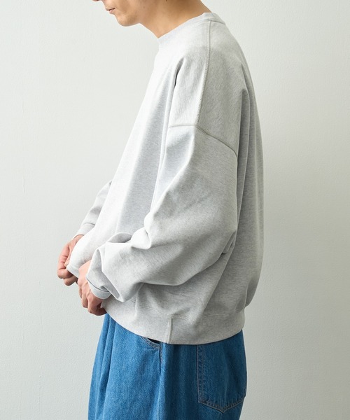 markaware（マーカウェア）の「【MARKAWARE/マーカウェア】HUGE SHORT SWEAT（スウェット・メンズ・ブラック/グレー・1/2）」の9枚目の写真