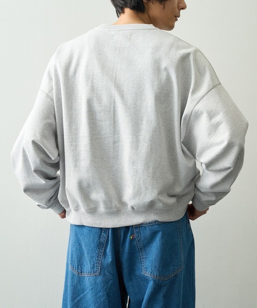 markaware（マーカウェア）の「【MARKAWARE/マーカウェア】HUGE SHORT SWEAT（スウェット・メンズ・ブラック/グレー・1/2）」の10枚目の写真