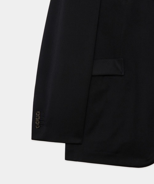 markaware（マーカウェア）の「【MARKAWARE/マーカウェア】GUILLAUME JACKET/スーパー200sウールサテン / ギヨームジャケット（テーラードジャケット・メンズ・ブラック・2）」の4枚目の写真