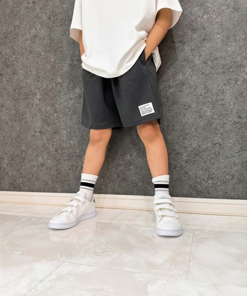 SHISKY（シスキー）の「zi-on(ジーオン) キッズ ハーフパンツ（その他パンツ・キッズ・ダークグリーン/イエロー系その他/ネイビー/ベージュ/ロイヤルブルー/オレンジ/イエロー/ブラック系その他2/ブラック/ベージュ系その他/グレー系1/グリーン系その他2/グリーン系その他/ブラック系その他/グレー系/チャコールグレー/杢グレー/グレー系その他・110cm/160cm/150cm/140cm/130cm/120cm）」の5枚目の写真