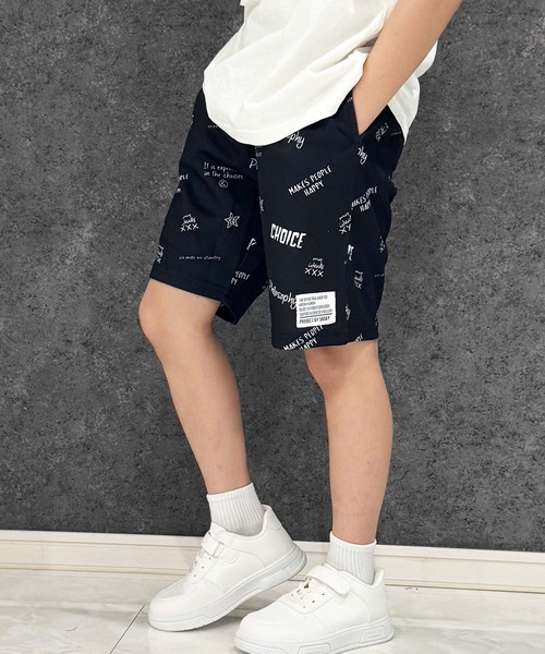 SHISKY（シスキー）の「zi-on(ジーオン) キッズ ハーフパンツ（その他パンツ・キッズ・ダークグリーン/イエロー系その他/ネイビー/ベージュ/ロイヤルブルー/オレンジ/イエロー/ブラック系その他2/ブラック/ベージュ系その他/グレー系1/グリーン系その他2/グリーン系その他/ブラック系その他/グレー系/チャコールグレー/杢グレー/グレー系その他・110cm/160cm/150cm/140cm/130cm/120cm）」の4枚目の写真