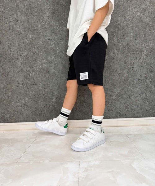 SHISKY（シスキー）の「zi-on(ジーオン) キッズ ハーフパンツ（その他パンツ・キッズ・ダークグリーン/イエロー系その他/ネイビー/ベージュ/ロイヤルブルー/オレンジ/イエロー/ブラック系その他2/ブラック/ベージュ系その他/グレー系1/グリーン系その他2/グリーン系その他/ブラック系その他/グレー系/チャコールグレー/杢グレー/グレー系その他・110cm/160cm/150cm/140cm/130cm/120cm）」の2枚目の写真