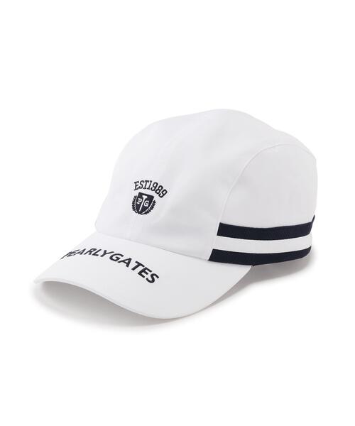 PEARLY GATES(パーリーゲイツ)の「【PEARLY GATES】メッシュ×ゴムスピンドルCAP(キャップ・レディース・グリーン/ホワイト/ネイビー・FREE)」の2枚目の写真
