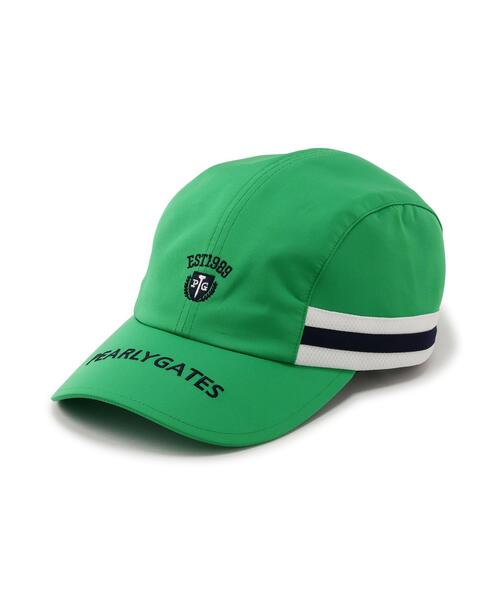 PEARLY GATES(パーリーゲイツ)の「【PEARLY GATES】メッシュ×ゴムスピンドルCAP(キャップ・レディース・グリーン/ホワイト/ネイビー・FREE)」の3枚目の写真