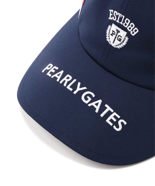 PEARLY GATES(パーリーゲイツ)の「【PEARLY GATES】メッシュ×ゴムスピンドルCAP(キャップ・レディース・グリーン/ホワイト/ネイビー・FREE)」の8枚目の写真