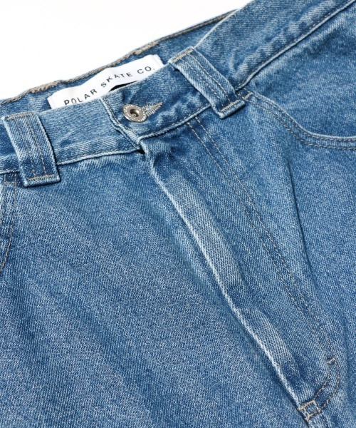 Polar Skate Co.(ポーラースケートカンパニー)の「Polar Skate Co. / ポーラースケートカンパニー BIG BOY PANTS ビックボーイパンツ(デニムパンツ・メンズ・ダークブルー・SMALL/MEDIUM)」の4枚目の写真